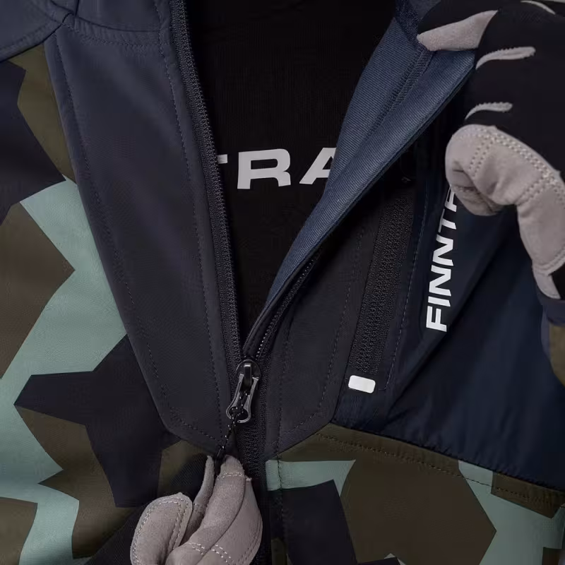 Куртка мужская Finntrail Softshell Nitro 1320, ткань Софтшелл, CamoArmy, размер 42-44 (XS), 160-170 см
