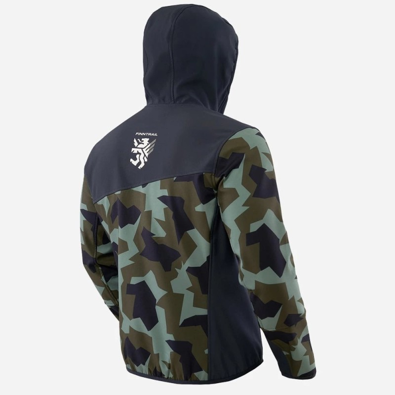Куртка мужская Finntrail Softshell Nitro 1320, ткань Софтшелл, CamoArmy, размер 42-44 (XS), 160-170 см