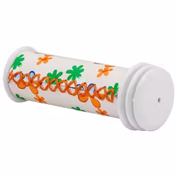 Грипсы Velo VLG-200-1, 105 мм, бело-зелено-оранжевые