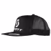 Кепка-бейсболка Scott Snap Back 10 Black/White, хлопок, черный/белый