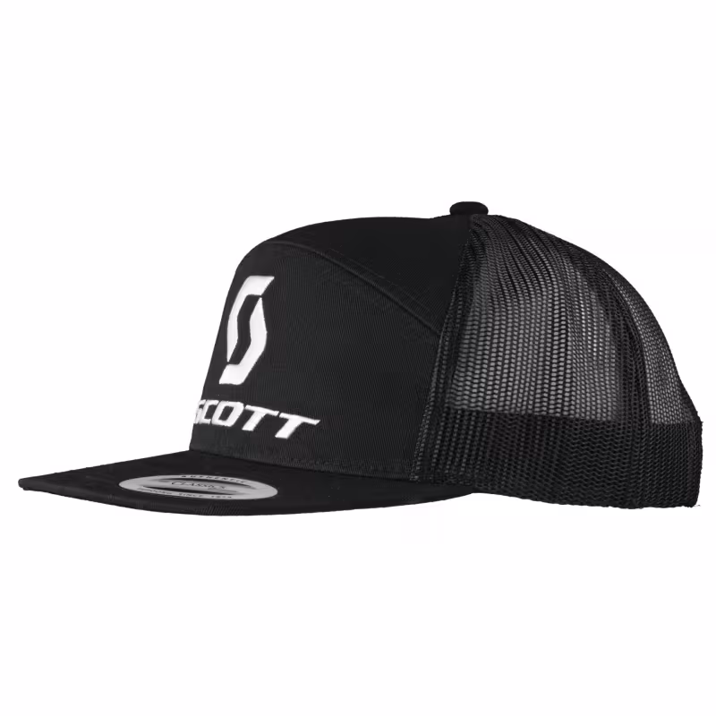 Кепка-бейсболка Scott Snap Back 10 Black/White, хлопок, черный/белый