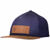 Кепка-бейсболка Scott Winter Camel Brown/Dark Blue, хлопок, коричневый/синий