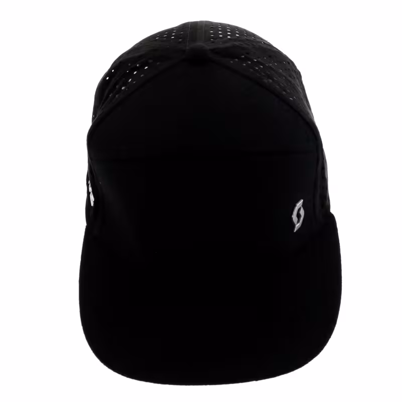 Кепка-бейсболка Scott Tuned Black, хлопок, черный