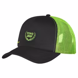 Кепка-бейсболка Scott N1NO Black/Sulphur Yellow, полиэстер, черный/зеленый