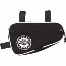Велосумка под раму Protect 555-201, черный/белый
