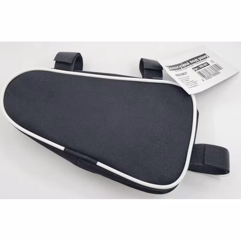 Велосумка под раму Protect 555-201, черный/белый