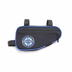 Велосумка под раму Protect 555-202, черный/синий