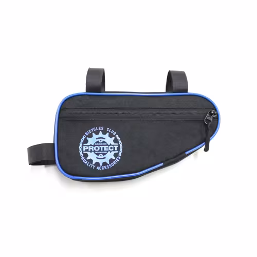 Велосумка под раму Protect 555-202, черный/синий