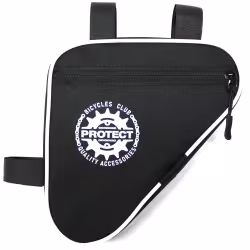 Велосумка под раму Protect 555-204, черный/белый