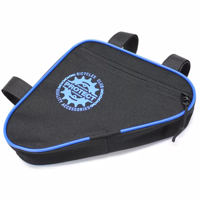 Велосумка под раму Protect 555-205, черный/синий