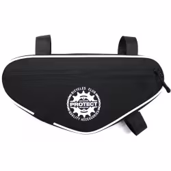 Велосумка под раму Protect 555-210, черный/белый