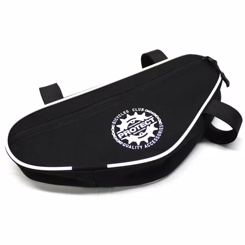 Велосумка под раму Protect 555-210, черный/белый