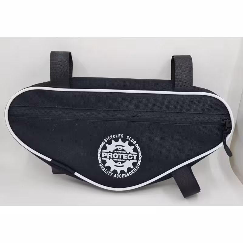 Велосумка под раму Protect 555-210, черный/белый