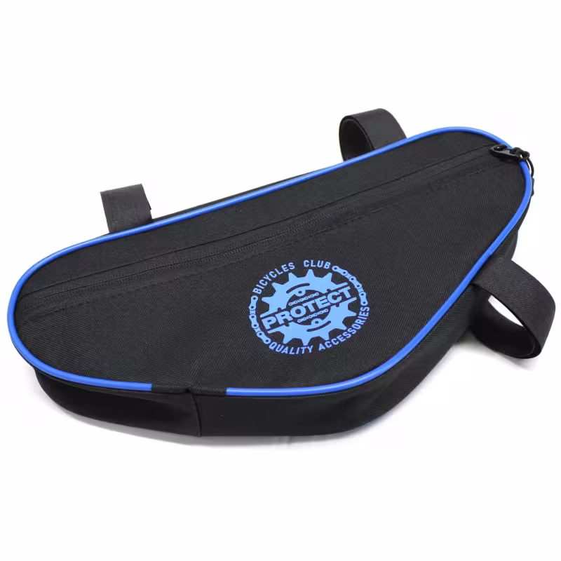 Велосумка под раму Protect 555-211, черный/синий