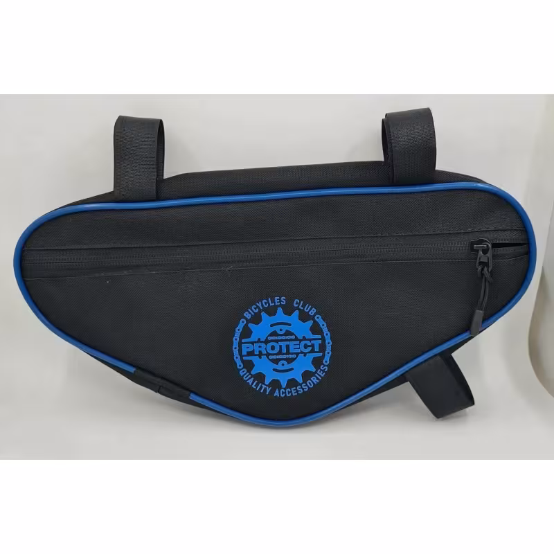 Велосумка под раму Protect 555-211, черный/синий
