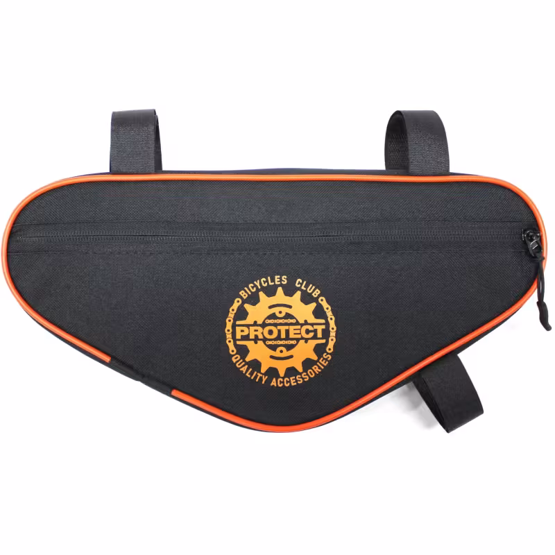 Велосумка под раму Protect 555-212, черный/оранжевый