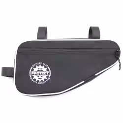 Велосумка под раму Protect 555-213, черный/белый