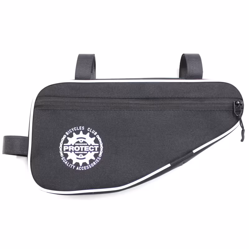 Велосумка под раму Protect 555-213, черный/белый