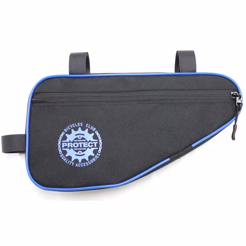 Велосумка под раму Protect 555-214, черный/синий