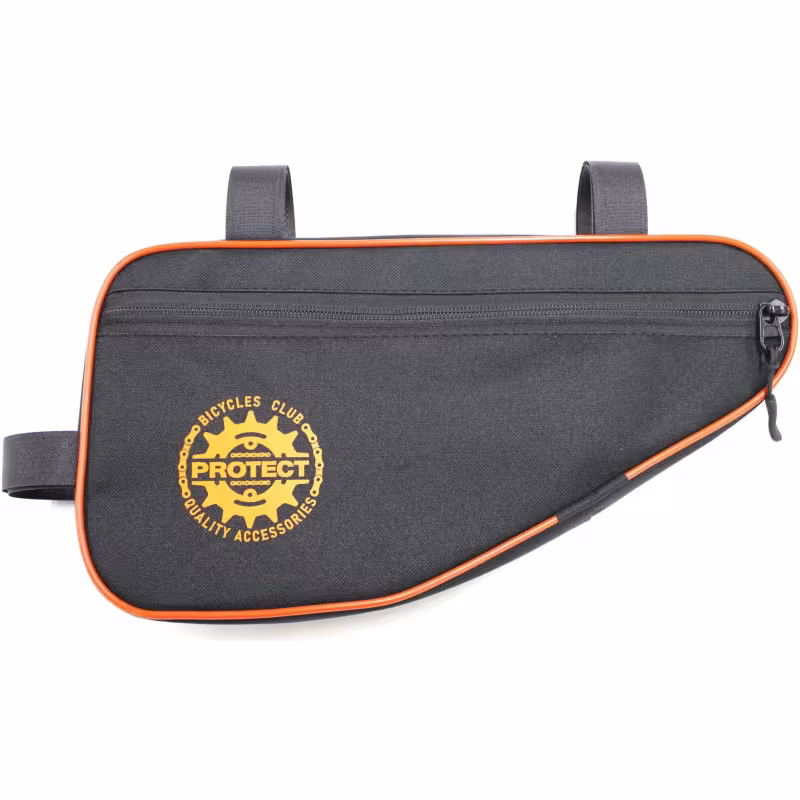 Велосумка под раму Protect 555-215, черный/оранжевый