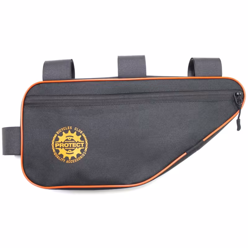 Велосумка под раму Protect 555-218, черный/оранжевый
