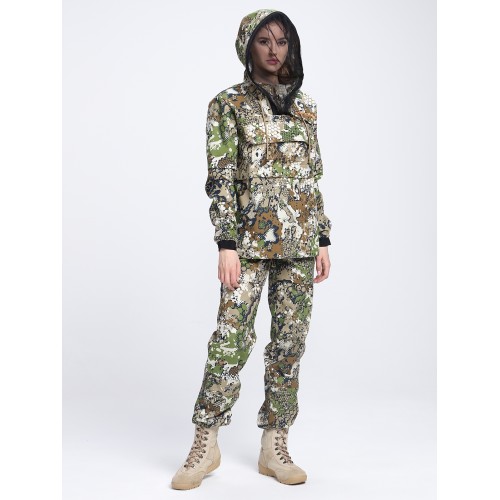 Костюм антимоскитный женский Triton Gear Forester, ткань Смесовка, принт Forest Green, размер 40-42, 158-164 см