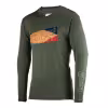 Джерси мужское Leatt MTB Enduro 4.0 Jersey Pine, Ice Yarn, зеленый, размер M