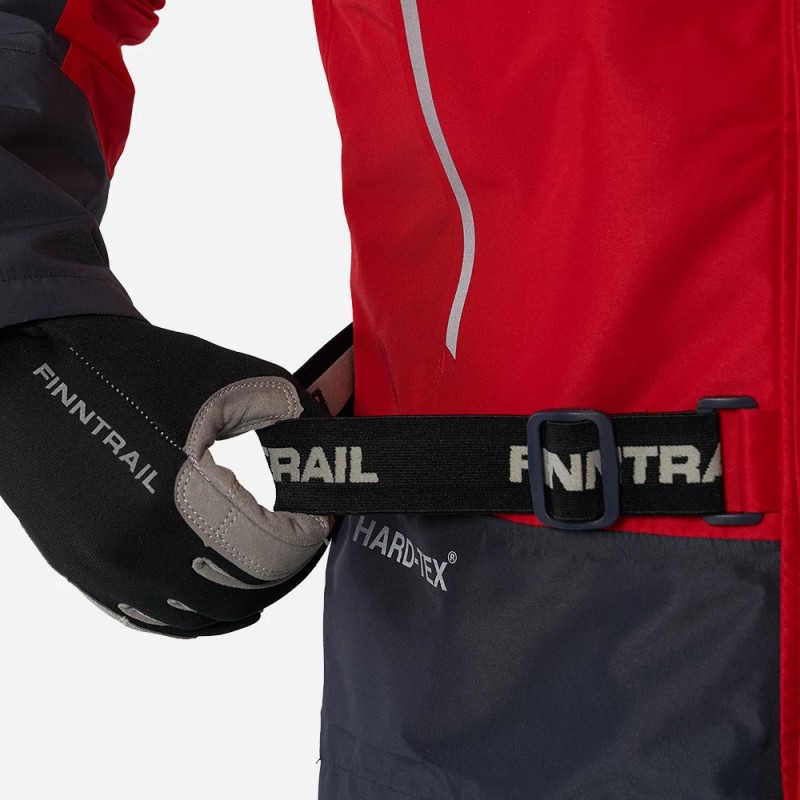 Куртка Finntrail Mudway 2010, мембрана Hard-Tex, красный, размер 42-44 (XS), 160-170 см