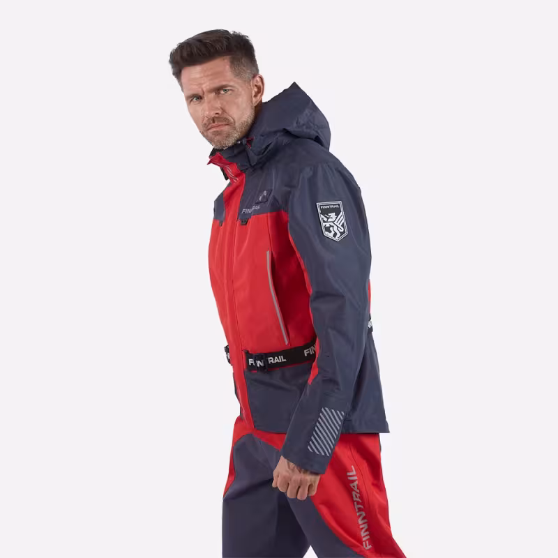 Куртка Finntrail Mudway 2010, мембрана Hard-Tex, красный, размер 42-44 (XS), 160-170 см