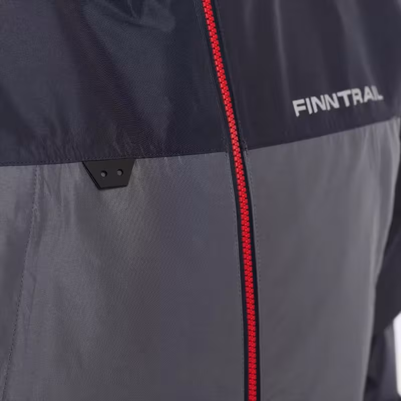 Куртка Finntrail Apex 4027 Grey, мембрана Hard-Tex, серый/черный, размер XXS (40-42), 155-165 см