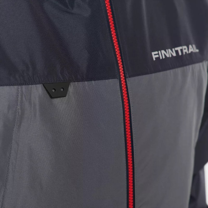 Куртка Finntrail Apex 4027 Grey, мембрана Hard-Tex, серый/черный, размер XXS (40-42), 155-165 см