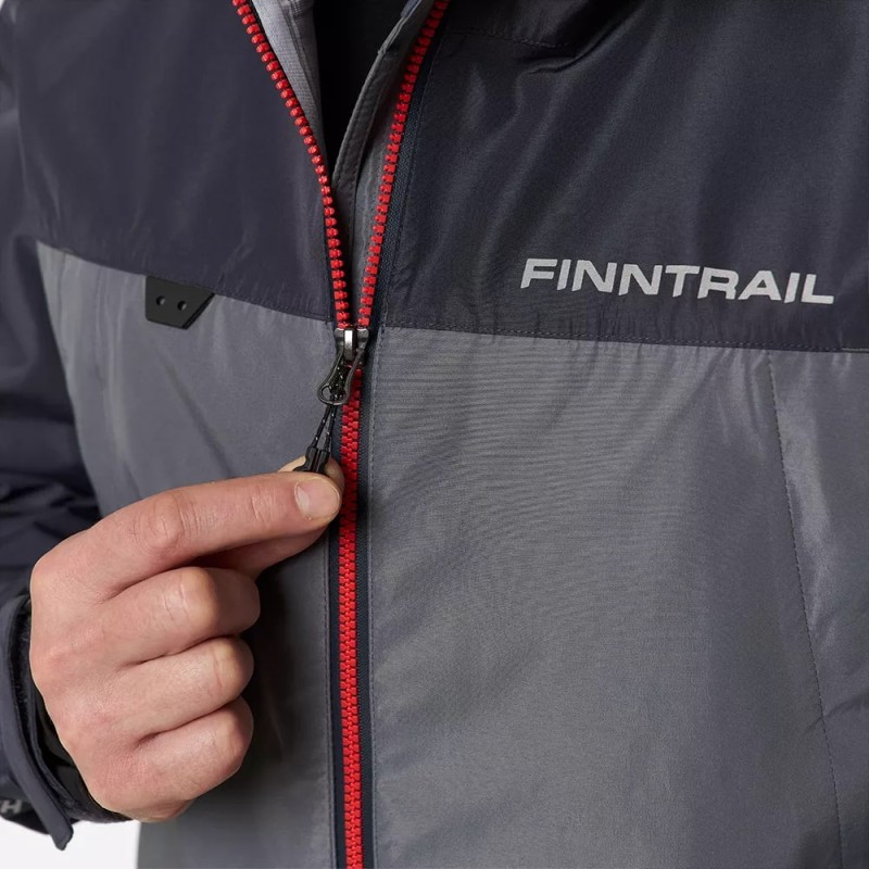 Куртка Finntrail Apex 4027 Grey, мембрана Hard-Tex, серый/черный, размер XS (42-44), 160-170 см