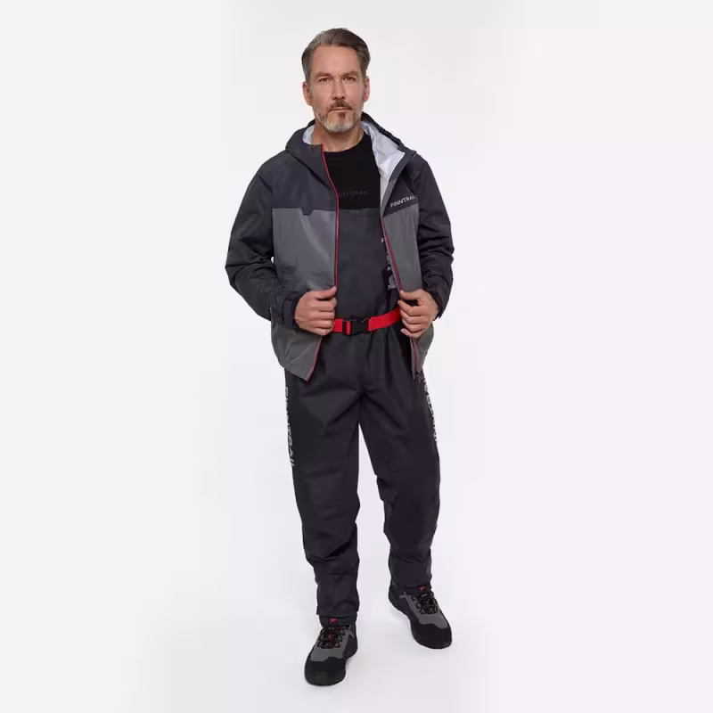 Куртка Finntrail Apex 4027 Grey, мембрана Hard-Tex, серый/черный, размер XL (56-56), 180-190 см