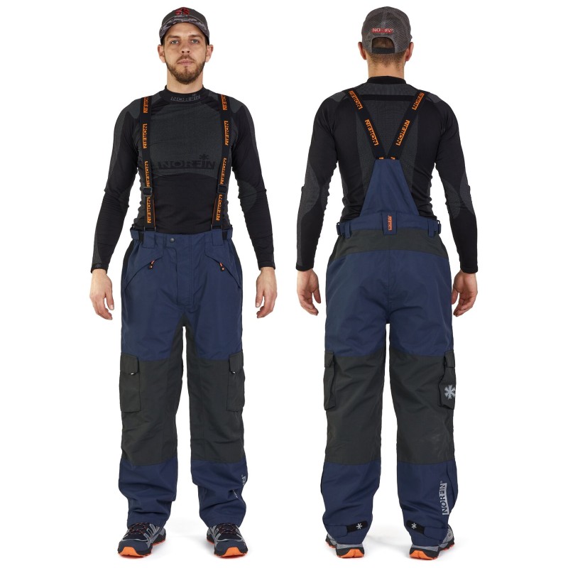 Костюм мужской Norfin Alpha Navy Blue, ткань Nortex Breathable, синий, размер 44-46 (S)