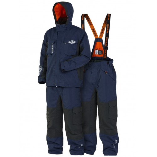 Костюм мужской Norfin Alpha Navy Blue, ткань Nortex Breathable, синий, размер 58-60 (XXL)