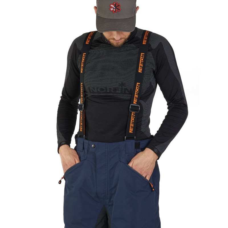 Костюм мужской Norfin Alpha Navy Blue, ткань Nortex Breathable, синий, размер 58-60 (XXL)