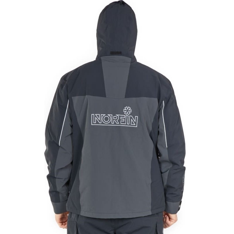Куртка мужская Norfin Rebel Pro Gray, ткань Dermizax, серый, размер M-L