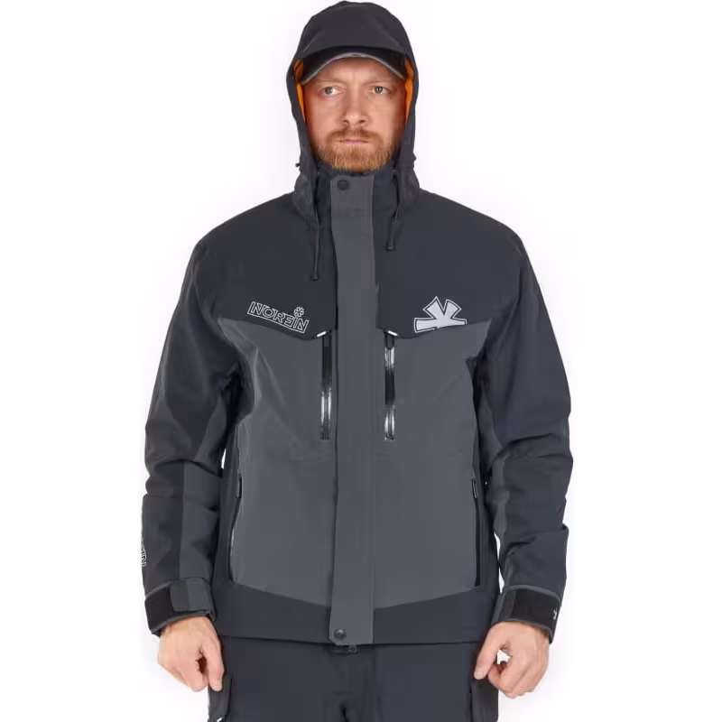 Куртка мужская Norfin Rebel Pro Gray, ткань Dermizax, серый, размер XXL