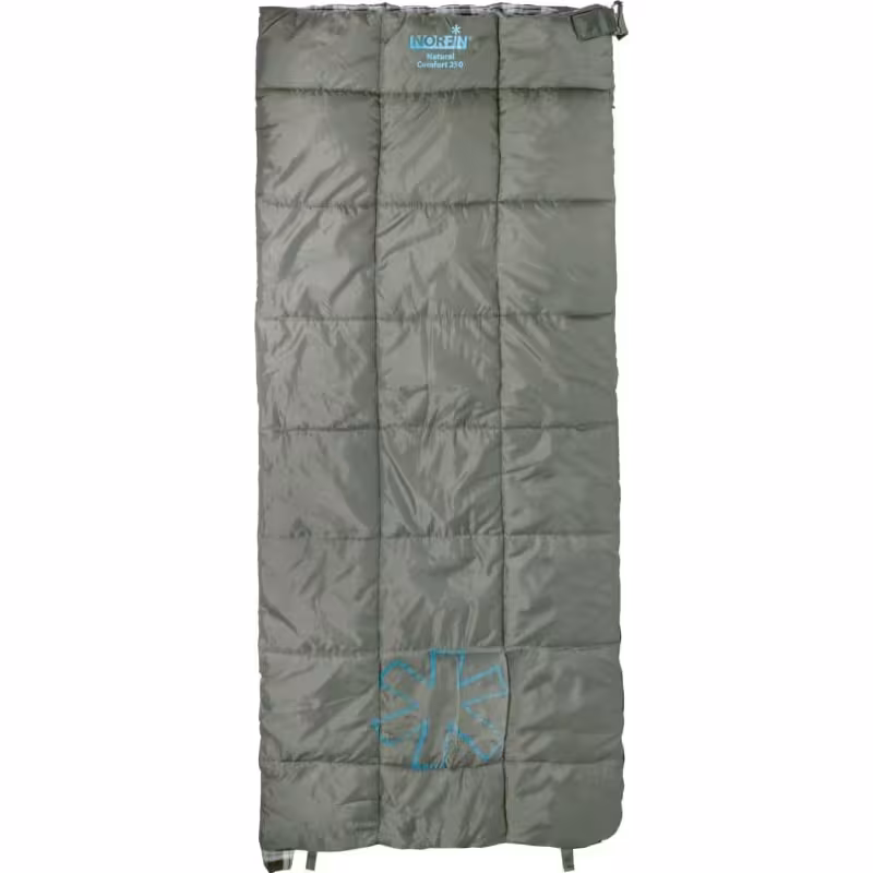 Мешок-одеяло спальный Norfin Natural Comfort 250 L, серый (до 0°С)