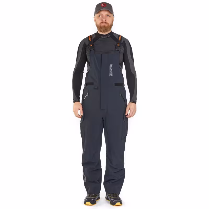 Полукомбинезон мужской Norfin Rebel Pro Pants Gray, ткань Toray Dermizax, серый, размер M-L
