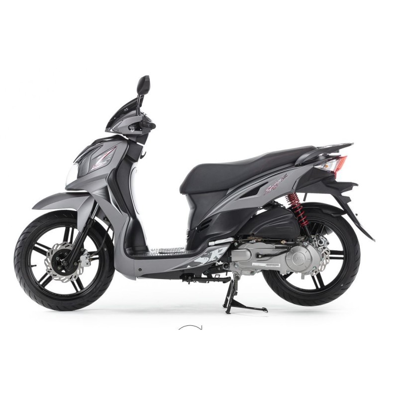 Скутер SYM Sympony SR125, серый матовый