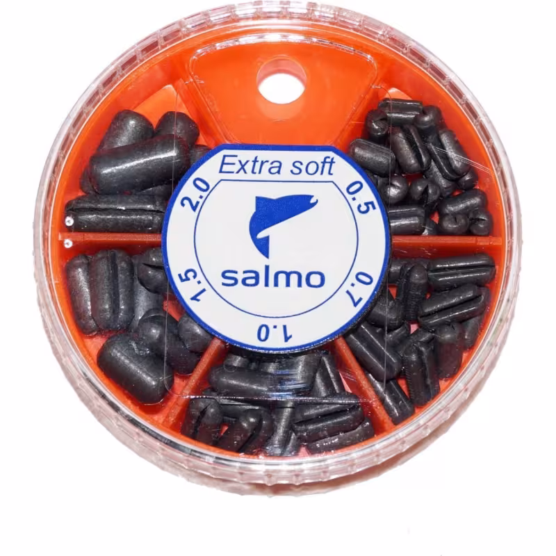 Набор грузил комби малый №1 Salmo Extra Soft 1005-S001, 5 секций, 0,5-2,0 г