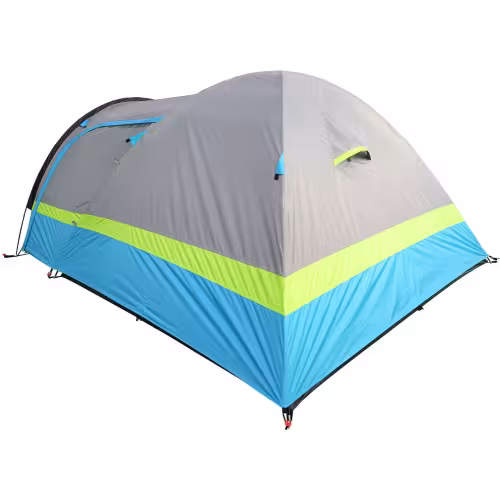 Палатка туристическая Norfin Martti 4 NFL, 4-местная, 135+210х240х130, серый/голубой