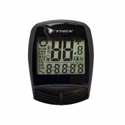 Велокомпьютер проводной Trix CP-TX-13-BK, 16 функций, черный