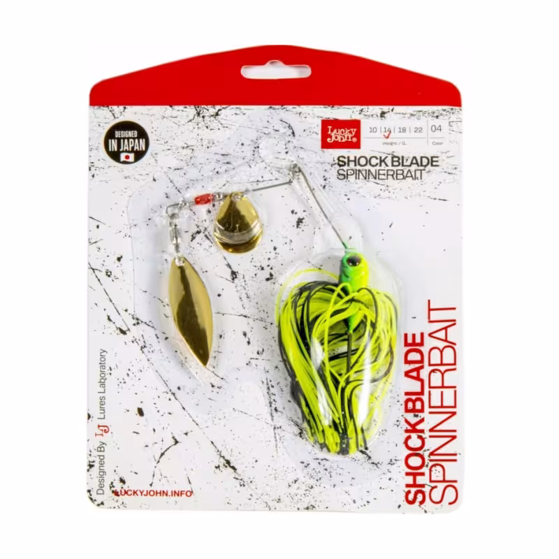 Спиннербейт Lucky John Shock Blade 004, 14 гр