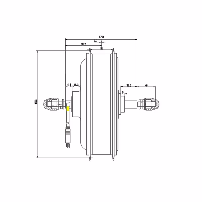 Комплект Eltreco 48 В,1000W LCD 26" + АКБ 48 В, 12.5 А/ч (HL)