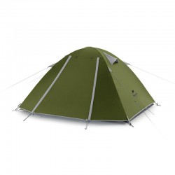 Палатка туристическая Naturehike P-Series NH18Z033-P, 3-местная, 205x110x205 см, темно-зеленый