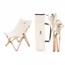Стул туристический складной Naturehike Q9E NH19JJ008, размер L, бежевый