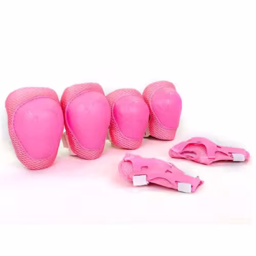 Комплект защиты детский Trix Little Princess, размер M, розовый