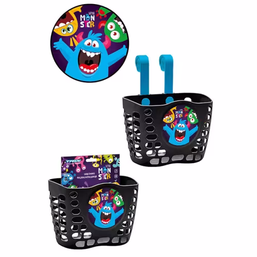 Корзина для детского велосипеда 12-16" на руль Trix Little Monster